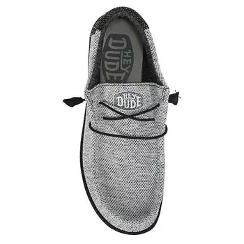 Мужская повседневная обувь Wally Stretch Heydude, цвет dark web