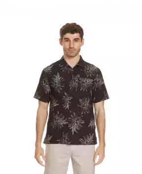 Мужская повседневная рубашка Island Palms из ткани полотняного переплетения Quiksilver, синий