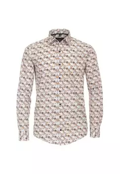 Мужская повседневная рубашка из коллекции Green с принтом повседневного кроя CASAMODA, оранжевый