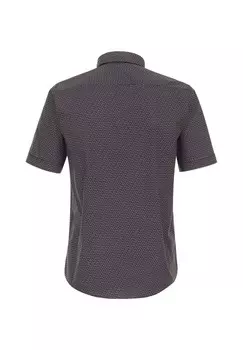 Мужская повседневная рубашка, принт с короткими рукавами, повседневный крой CASAMODA, цвет Dunkelorange