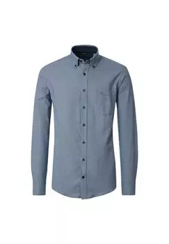 Мужская повседневная рубашка, простого и комфортного кроя CASAMODA, синий