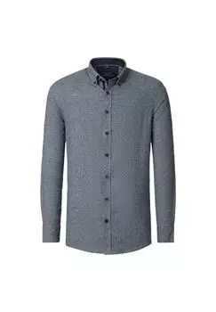 Мужская повседневная рубашка, простого и комфортного кроя CASAMODA, синий