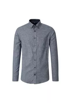 Мужская повседневная рубашка, простой повседневный крой CASAMODA, синий