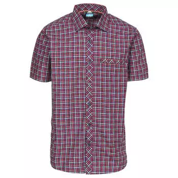 Мужская повседневная рубашка с короткими рукавами baffin Trespass, красный