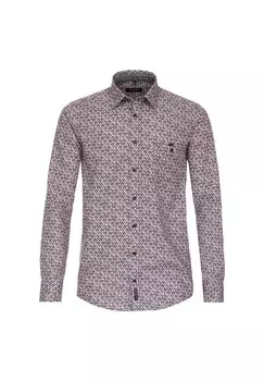 Мужская повседневная рубашка с принтом повседневного кроя CASAMODA, серый