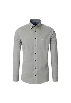 Мужская повседневная рубашка с принтом повседневного кроя CASAMODA, зеленый