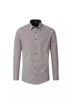 Мужская повседневная рубашка с принтом повседневного кроя CASAMODA, светло-желтый