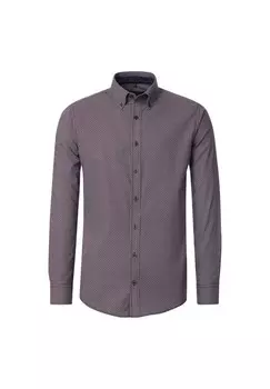 Мужская повседневная рубашка с принтом повседневного кроя CASAMODA, красный