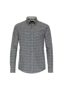 Мужская повседневная рубашка в клетку повседневного кроя CASAMODA, зеленый