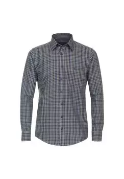 Мужская повседневная рубашка в клетку повседневного кроя CASAMODA, оливковый