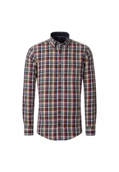 Мужская повседневная рубашка в клетку повседневного кроя CASAMODA, красный