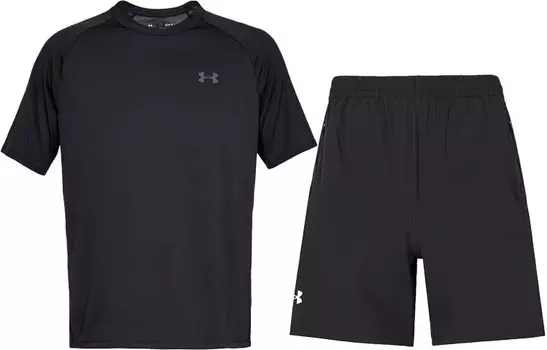 Мужская повседневная спортивная одежда Under Armour, цвет Black