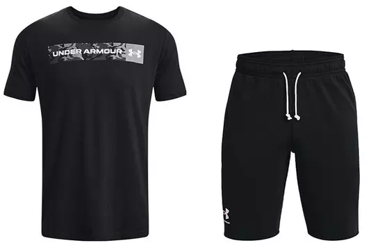 Мужская повседневная спортивная одежда Under Armour, цвет Black