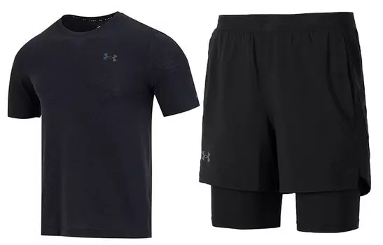 Мужская повседневная спортивная одежда Under Armour, цвет Black