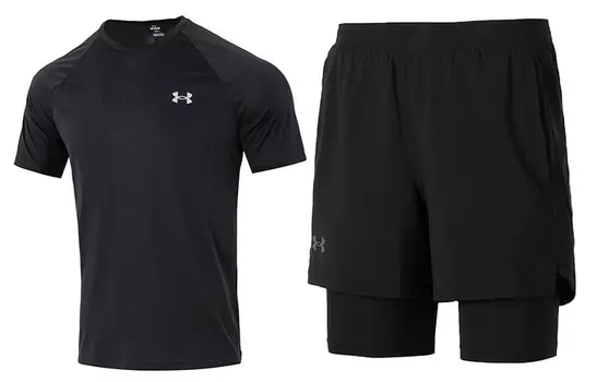 Мужская повседневная спортивная одежда Under Armour, цвет Black