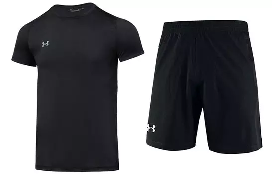 Мужская повседневная спортивная одежда Under Armour, цвет Black