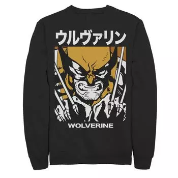 Мужская поза с лезвиями кандзи Marvel X-Men, флис Licensed Character