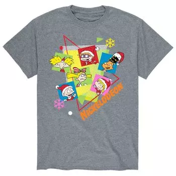 Мужская праздничная футболка Nick All Stars Nick 90-х годов Licensed Character