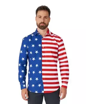 Мужская праздничная рубашка Suitmeister, красный