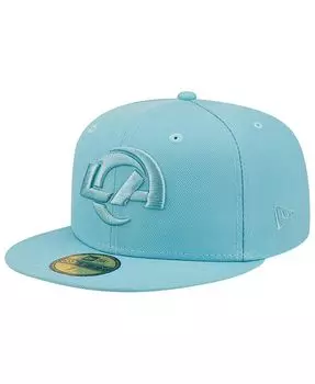 Мужская приталенная кепка Aqua Los Angeles Rams Color Pack 59FIFTY New Era