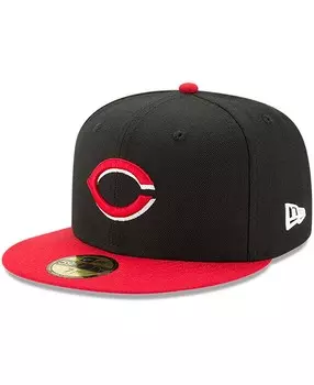 Мужская приталенная кепка Cincinnati Reds Road Authentic Collection On-Field 59FIFTY New Era