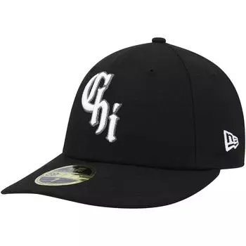 Мужская приталенная кепка New Era Black Chicago White Sox City Connect 59FIFTY