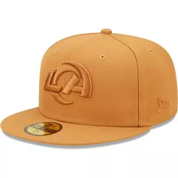 Мужская приталенная кепка New Era Brown Los Angeles Rams Team Color Pack 59FIFTY
