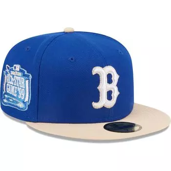 Мужская приталенная кепка New Era Royal Boston Red Sox 59FIFTY