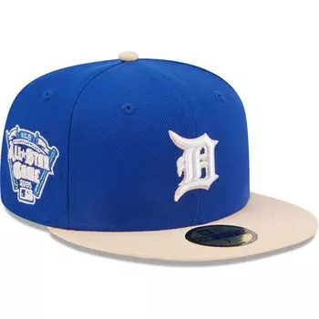 Мужская приталенная кепка New Era Royal Detroit Tigers 59FIFTY