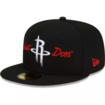 Мужская приталенная кепка New Era x Just Don Black Houston Rockets 59FIFTY
