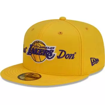 Мужская приталенная кепка New Era x Just Don Gold Los Angeles Lakers 59FIFTY