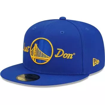 Мужская приталенная кепка New Era x Just Don Royal Golden State Warriors 59FIFTY