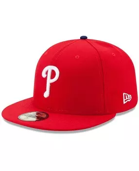 Мужская приталенная кепка Philadelphia Phillies Game Authentic Collection On-Field 59FIFTY New Era