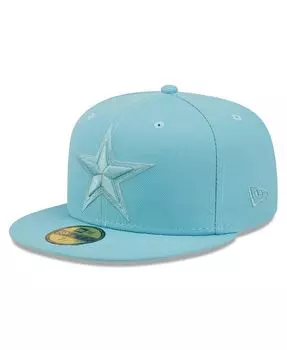 Мужская приталенная шляпа Aqua Dallas Cowboys Color Pack 59FIFTY New Era