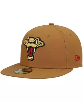 Мужская приталенная шляпа из натуральной коллекции Wisconsin Timber Rattlers Authentic Collection Team Alternate 59FIFTY New Era