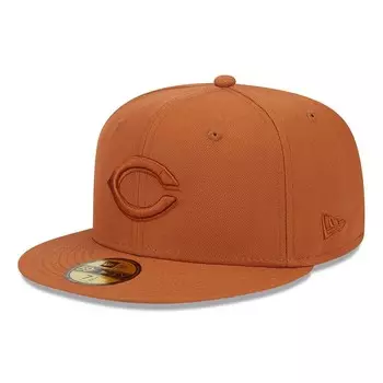 Мужская приталенная шляпа New Era Brown Cincinnati Reds Spring Color 59FIFTY, цвет Red Brown