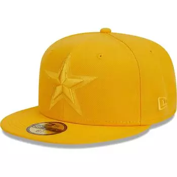 Мужская приталенная шляпа New Era Gold Dallas Cowboys Color Pack 59FIFTY