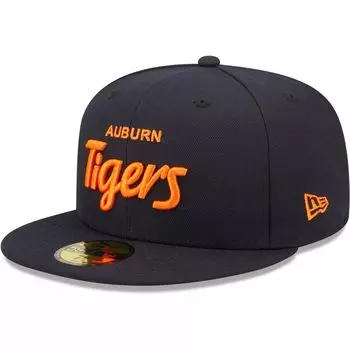 Мужская приталенная шляпа New Era Navy Auburn Tigers Griswold 59FIFTY