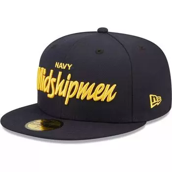 Мужская приталенная шляпа New Era Navy Navy Midshipmen Griswold 59FIFTY