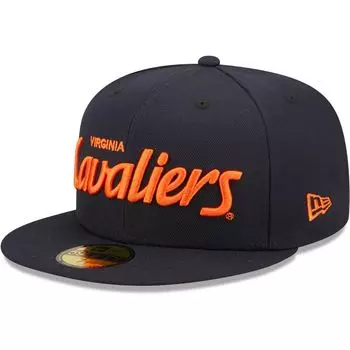 Мужская приталенная шляпа New Era Navy Virginia Cavaliers Griswold 59FIFTY
