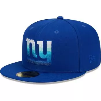 Мужская приталенная шляпа New Era Royal New York Giants Gradient 59FIFTY