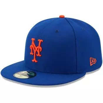 Мужская приталенная шляпа New Era Royal New York Mets Authentic Collection On Field 59FIFTY