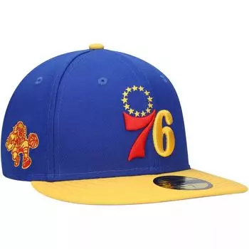 Мужская приталенная шляпа New Era Royal Philadelphia 76ers 59FIFTY
