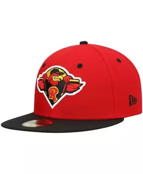 Мужская приталенная шляпа Red Rochester Red Wings Authentic Collection Road 59FIFTY New Era