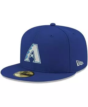 Мужская приталенная шляпа Royal Arizona Diamondbacks Logo белая 59FIFTY New Era