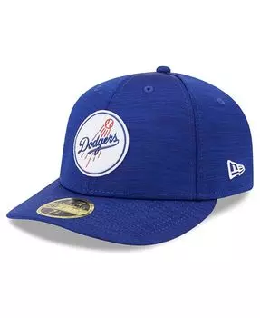 Мужская приталенная шляпа Royal Los Angeles Dodgers 2023 Clubhouse Low Profile 59FIFTY New Era