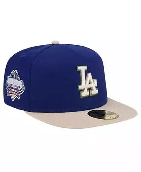 Мужская приталенная шляпа Royal Los Angeles Dodgers A-Frame 59FIFTY New Era, синий