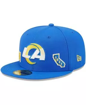 Мужская приталенная шляпа Royal Los Angeles Rams Identity 59FIFTY New Era