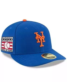 Мужская приталенная шляпа Royal New York Mets National Baseball Fame Low Profile 59FIFTY New Era, синий
