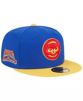 Мужская приталенная шляпа Royal, желтая Chicago Cubs Empire 59FIFTY New Era